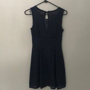Navy Blue lace dress